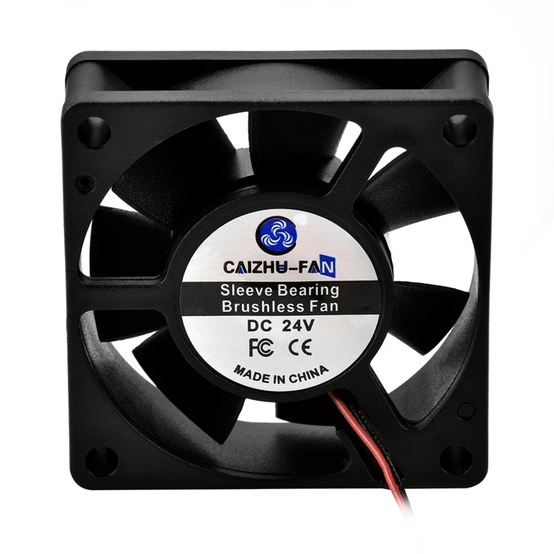 DC Brushless 24V Coolig Fan for VORON 6020 Sleeve Bearing Quiet Bottom Cooler for 3D Printer Blower with 300mm Drop Shipping