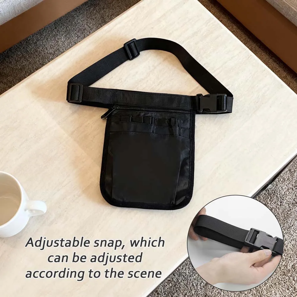 ممرضة الخصر حقيبة متعددة الوظائف أداة تخزين الخصر حقيبة الحلاق أداة فرشاة للمكياج حقيبة التخزين سعة كبيرة حزام خصر قابل للتعديل