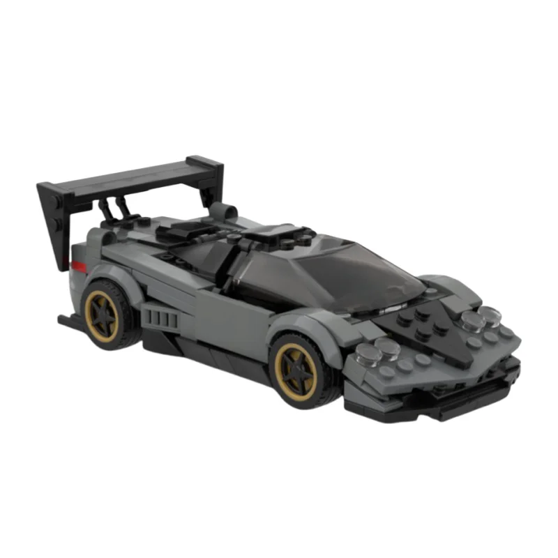 

MOC building blocks toy sports car model 305pcs small particle assembly creative holiday gift tabletop decoration boy birthday