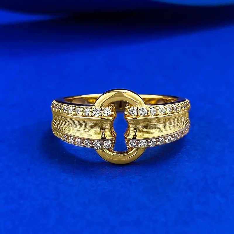 

SpringLady, дизайнерские кольца из стерлингового серебра 925 пробы, женские индивидуальные кольца в стиле панк, серебро/золото, палец 2024, новые трендовые аксессуары