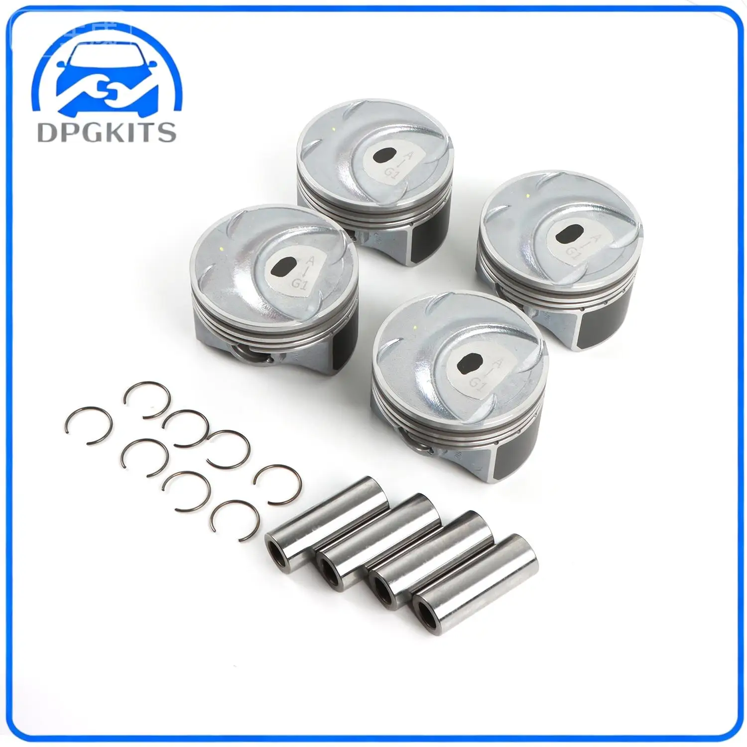 

DPGKITS 4pcs Engine Pistons Rings Set 23410-2G410 For Hyundai Kia 2012-2020 G4KH 2.0T Engine Pistons Rings Rods & Parts