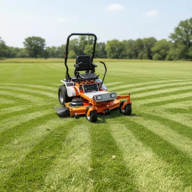 Hot-selling 62-inch cutting width 4-stroke DIY zero-steering riding lawn mower 803cc engine, suitable for farm use