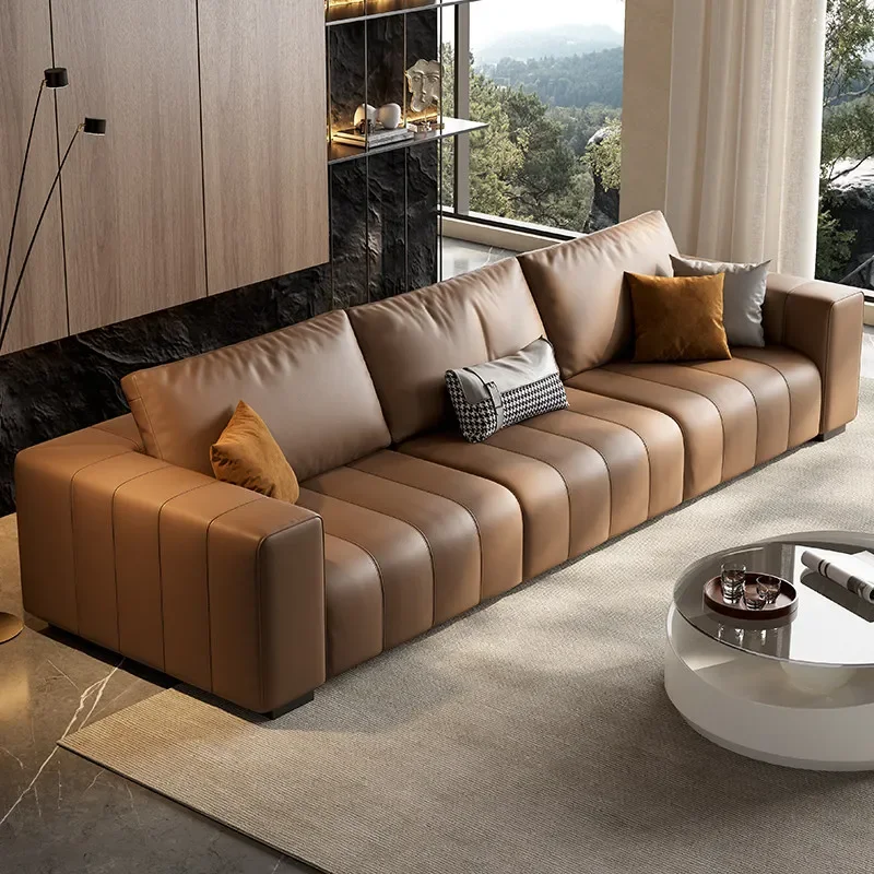 Brown European Electric Sofas Single Lazy Luxury Relax Curved Living Room Sofas Quality Style Sofa Wohnzimmer Furniture For Home