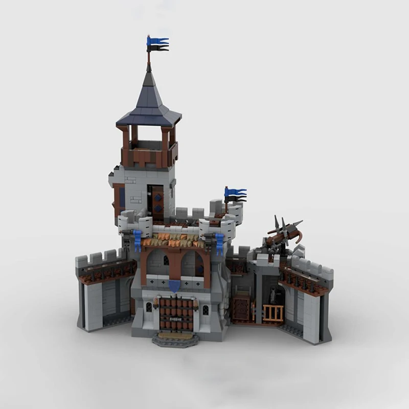 1772 個 MOC 建設要塞 - 城の第 2 部モジュラーモデル構築スタッキングレンガクリエイティブ DIY