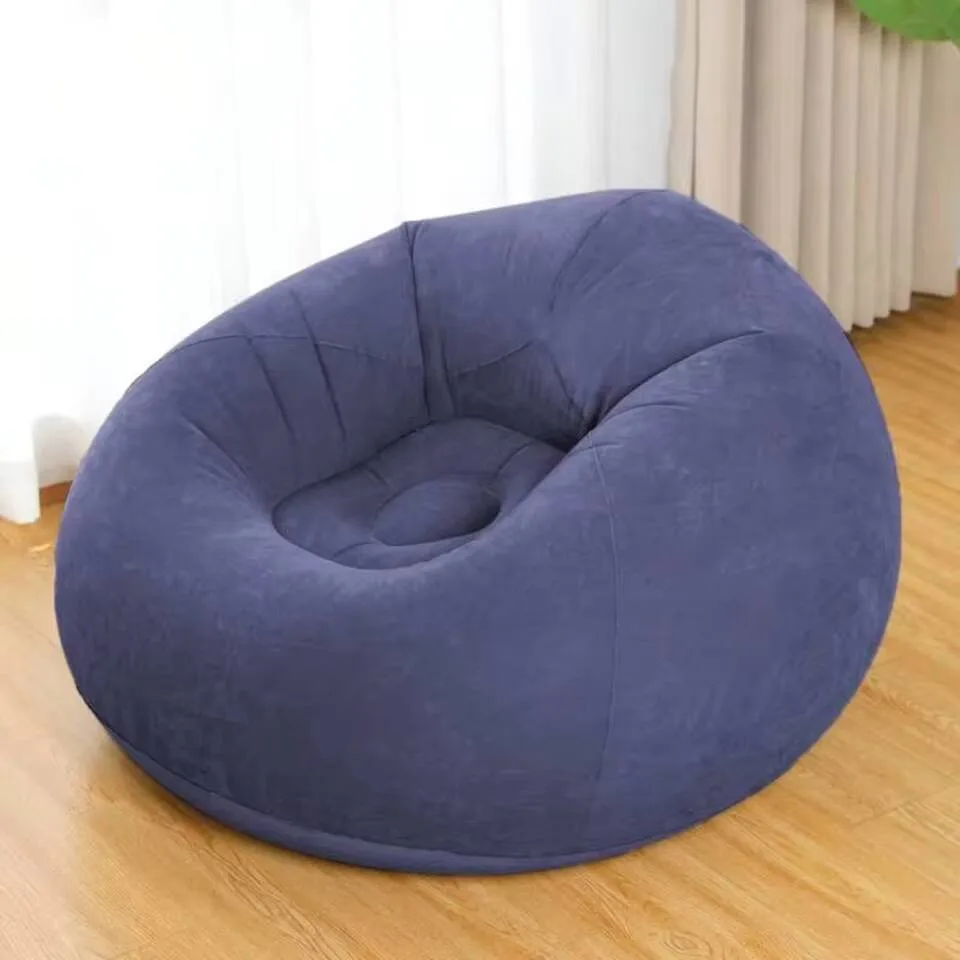 أريكة بين باج قابلة للنفخ - قابلة للطي وسهلة الحمل، كرسي صالة قابل للنفخ ناعم ومريح مناسب للأماكن الخارجية والداخلية