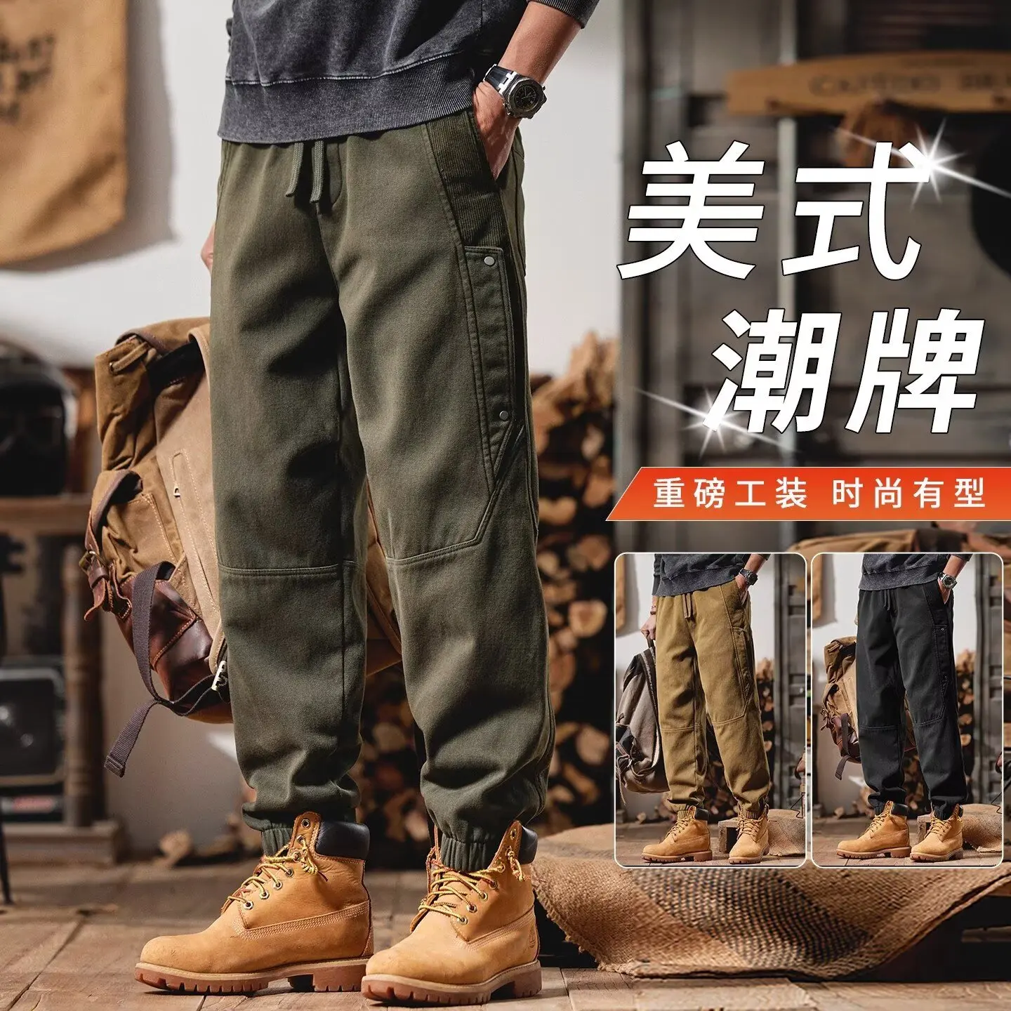 

Мужские брюки-карго, осенне-весенняя хлопковая рабочая одежда, новые большие размеры 5XL, повседневные спортивные штаны для бега для скалолазания, брюки Hombre