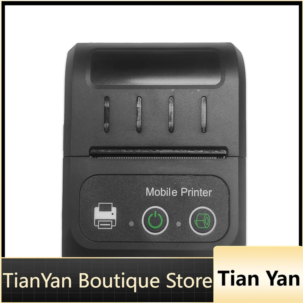 EE1 58mm Pos Usb Wireless Printer Mini Handheld 58mm Bluetooth Portable Printer Thermal Receipt Printer for Android
