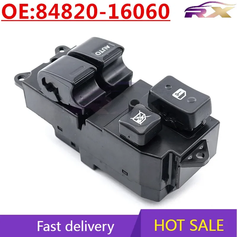 

NEW:84820-16060 Left Drive Power Window Master Control Switch For Toyota