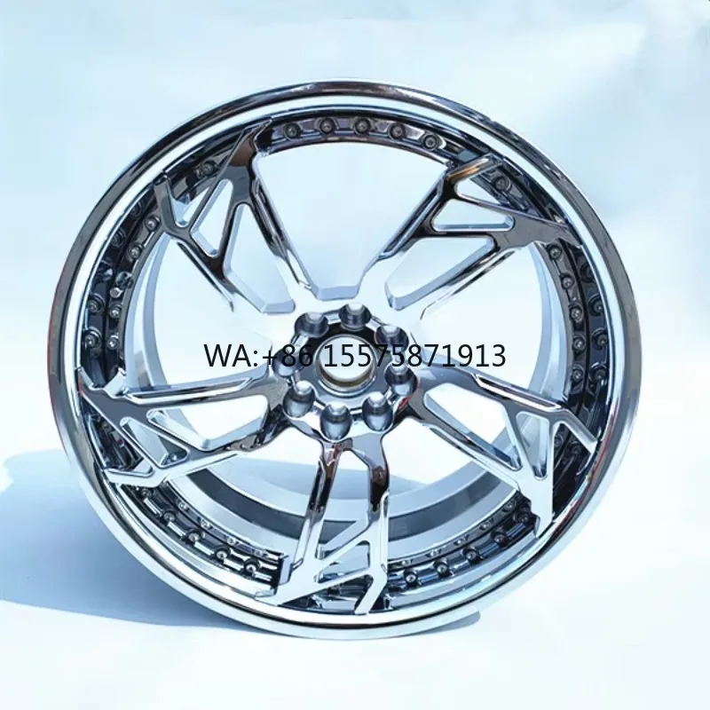 

Forged Wheels 2 Piece Passenger Car Rims Water Chrome 20'' Aftermarket Car Wheels