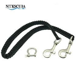 Underwater Camera housing Carry Lanyard Military Grade Parachute Rope Waterproof Case Soft Handle with 2pcs 316 Stainless Steel