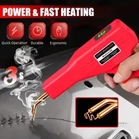 Car Bumper Repair Tools Plastic Welder Repairing Machine Handheld Repair Kit Hot Stapler Plastic Welder Gun with 4 Types Staples
