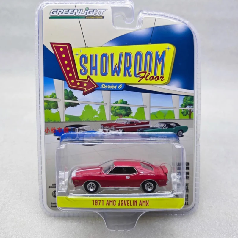 Greenlight Alloy 1:64 Scale 1971 AMCรถรุ่นผู้ใหญ่คอลเลกชันคลาสสิกจอแสดงผลของขวัญของเล่นเด็ก