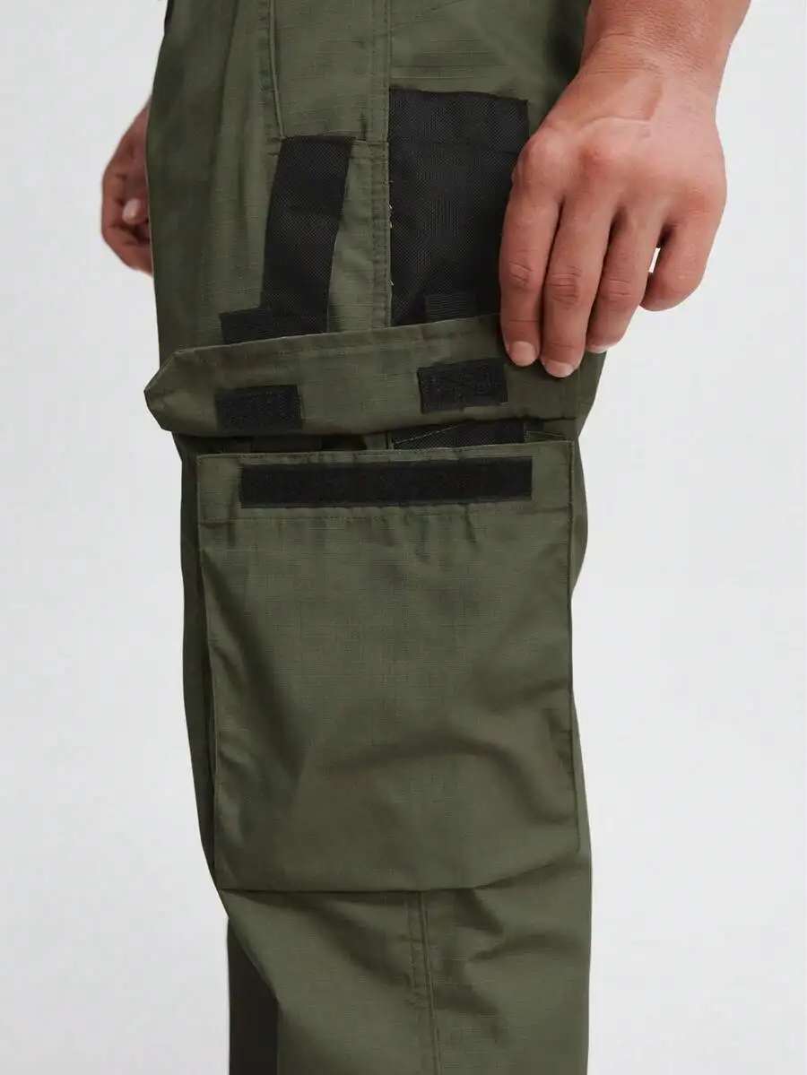 

Mens Cargo Pants Elastic Waist Outdoor Trekking Hiking Camping Climbing Running Cycling Work Trousers