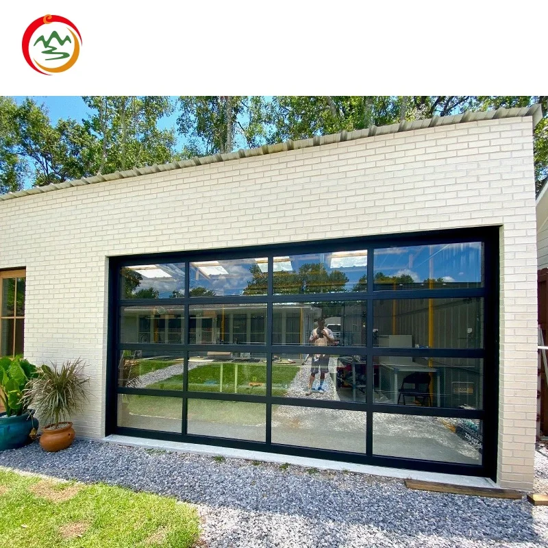 Custom Popular Modern Steel Overhead Garage Door With Thermal Insulation And Finished Surface