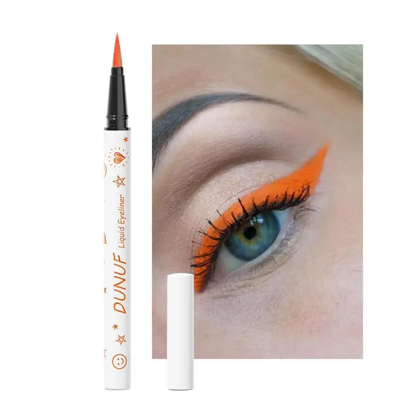 

Waterproof Eyeliner Pen Colored Eyeliners Pen Smooth Color Liquid Eyeliner Longwearing Eye Pencil Eye Makeup Liquid Eyeliner