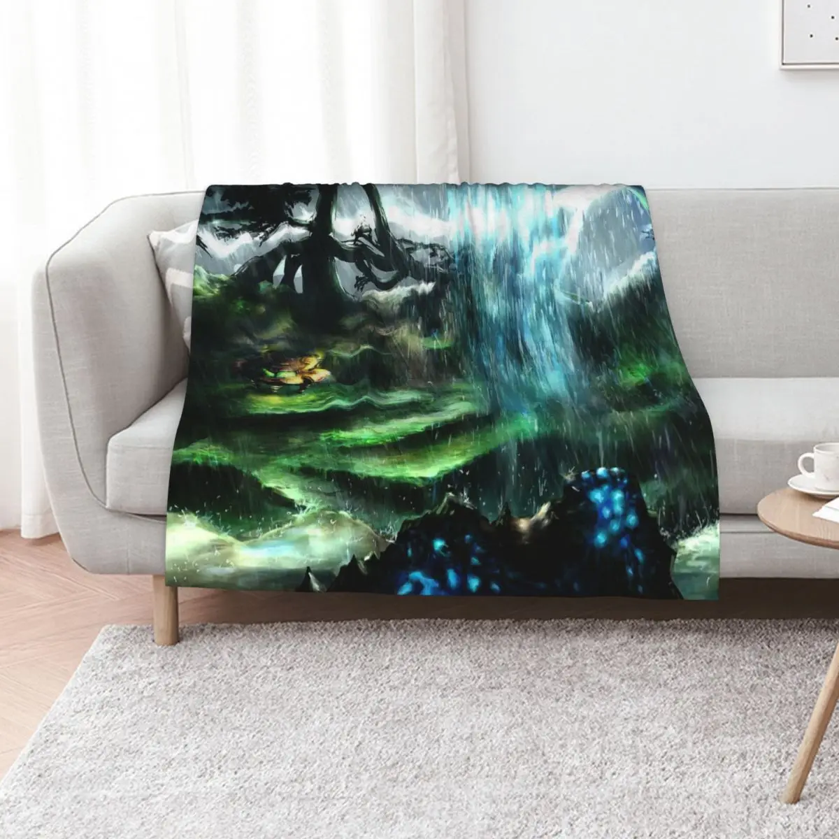 Metroid Metal: Tallon Overworld- Where it all begins Throw Blanket Hairys Summer Beddings Plush Plaid Nap Cute Blankets