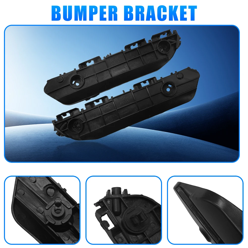 Pair For Toyota Highlander 2008-2010 Front Bumper Brackets Retainer Buckle Leaf Plate Mounting Fixing Brackets Car Accessories - view 4