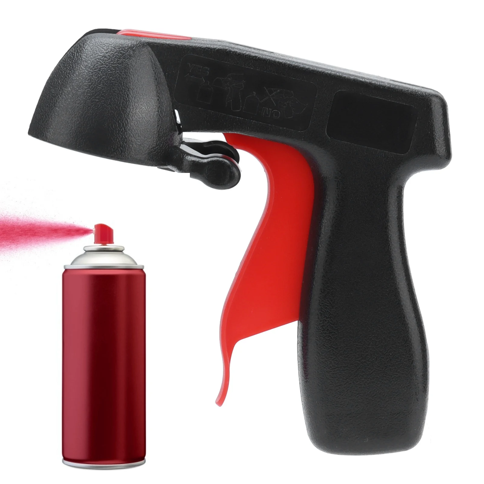 E9 2Pcs Paint Can Handle ABS Spray Gun Tool Accessory Set Kit for Decoration Painting DIY Car Painting Tools Tile Wall Painting