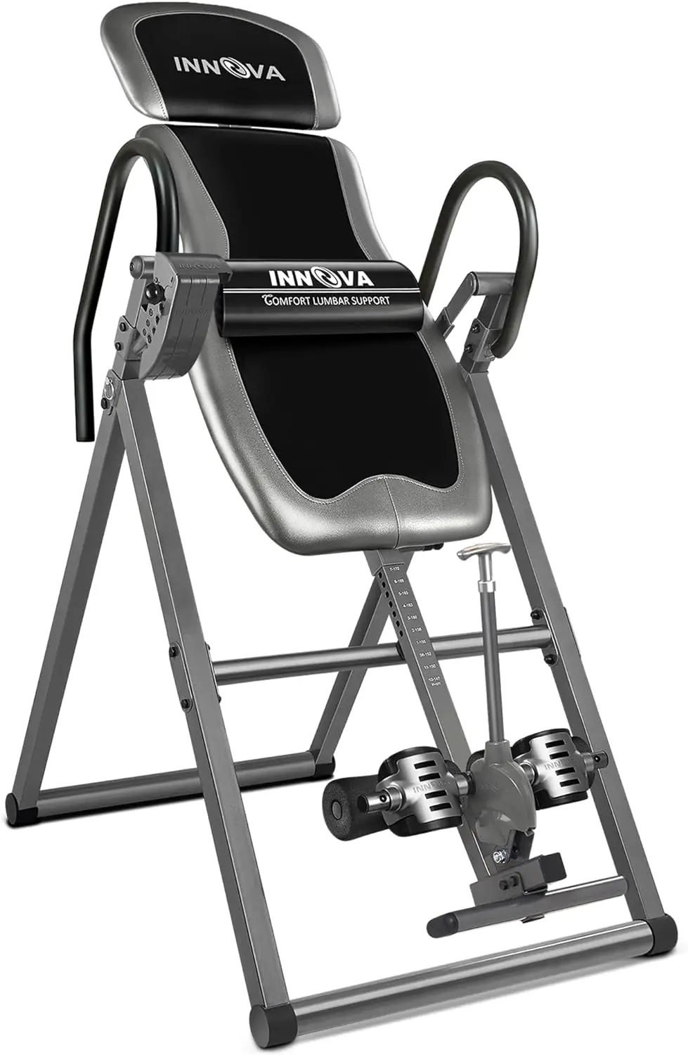 

Innova Inversion Table with Adjustable Headrest, Reversible Ankle Holders, and 300 lb Weight Capacity