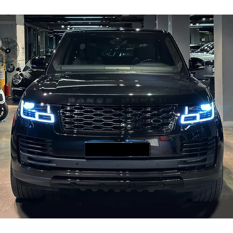 مناسبة لأعلى جودة PP البلاستيك إلى SVR نمط الجبهة المصد الخلفي رئيس مصباح الحاجز طقم الجسم الواسع لاند روفر رينج سبورت 201