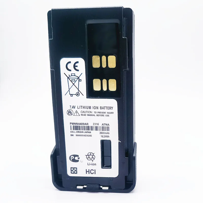 New PMNN4409AR 2600mAh Li-Ion Battery w/ Type-C Charging Port PMNN4409 for Motorola XPR3500 XPR7350 DP4400 DP4600 DP4800 P6600i