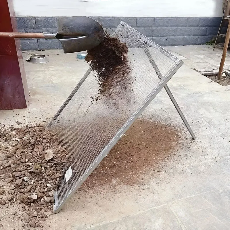 

Сито для почвы и песка с проволочной сеткой, арахис, сито для пшеницы, песочное сито для сельскохозяйственной строительной площадки.