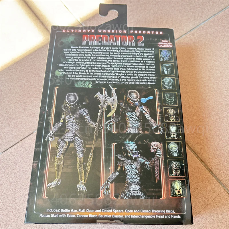 NECA Alien vs. Predator 2 Ultimate Warrior Predator Actionfigur Grid Warrior Xenomorph Alien Figur Sammlermodell Spielzeug Geschenk – Detail 8