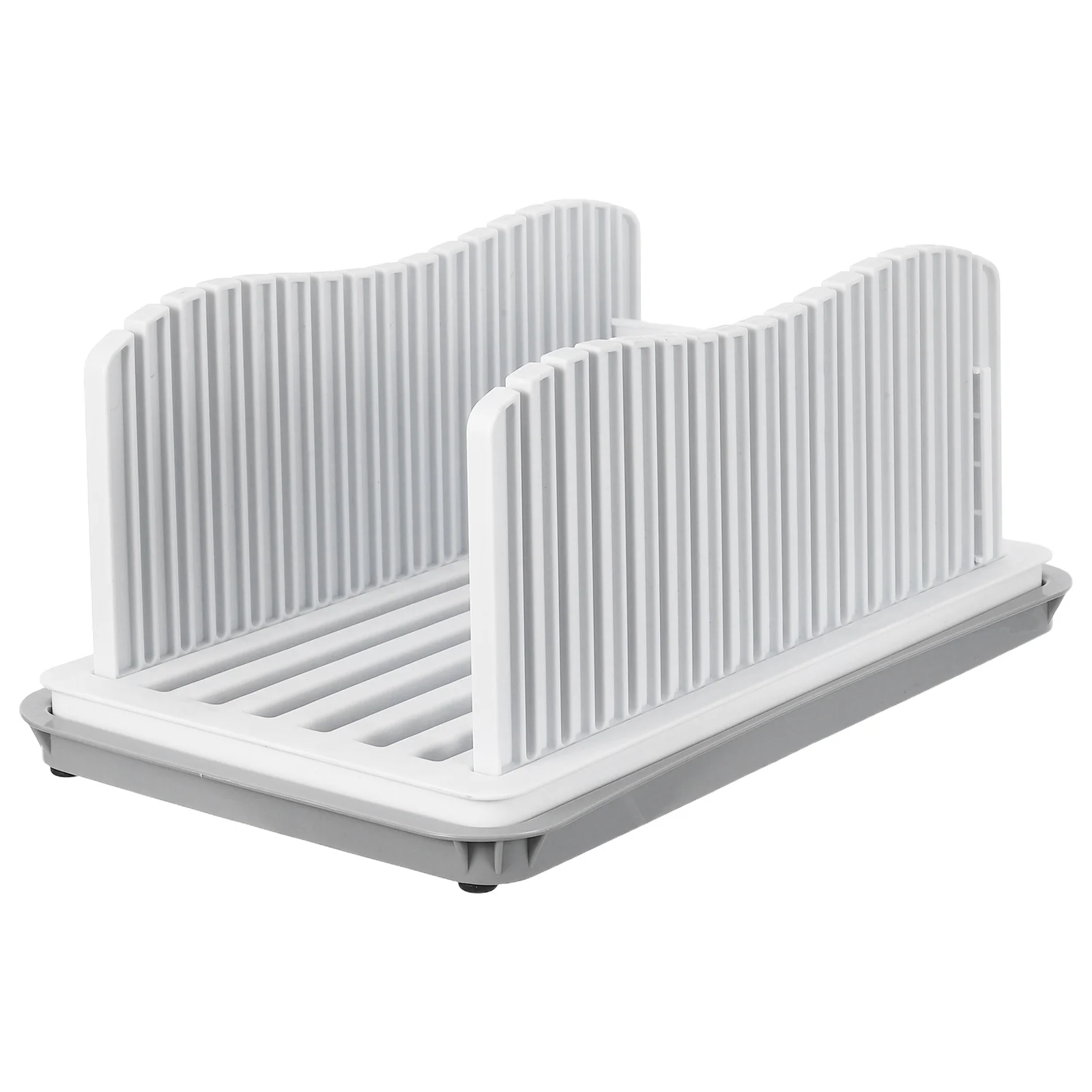 

Adjustable Width Bread Slicing Guide Board Crumb Tray Kitchen Plastic Slicer For Homemade Bread Cake Rolls Toast Non-Slip