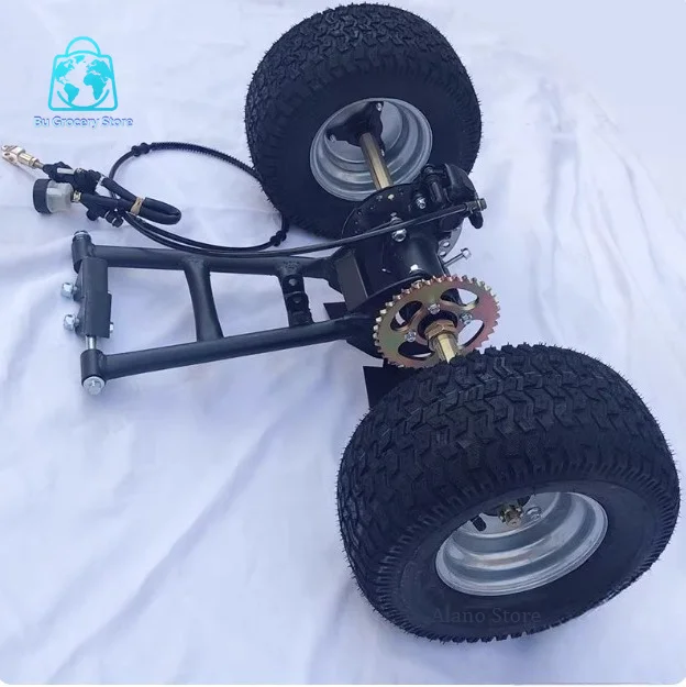 6 Inch Rear Axle Wheel Assembly for Motorcycle Trike Quad Conversion Kit