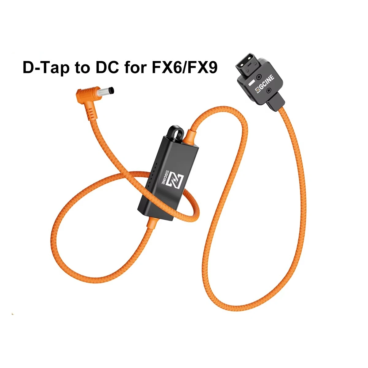 ZGCINE D-Tap to DC 19.5V Regulated Power Cable 180° Rotatable Plug 90° Right-Angle Anti-Reverse Indicator for Sony FX6/FX9