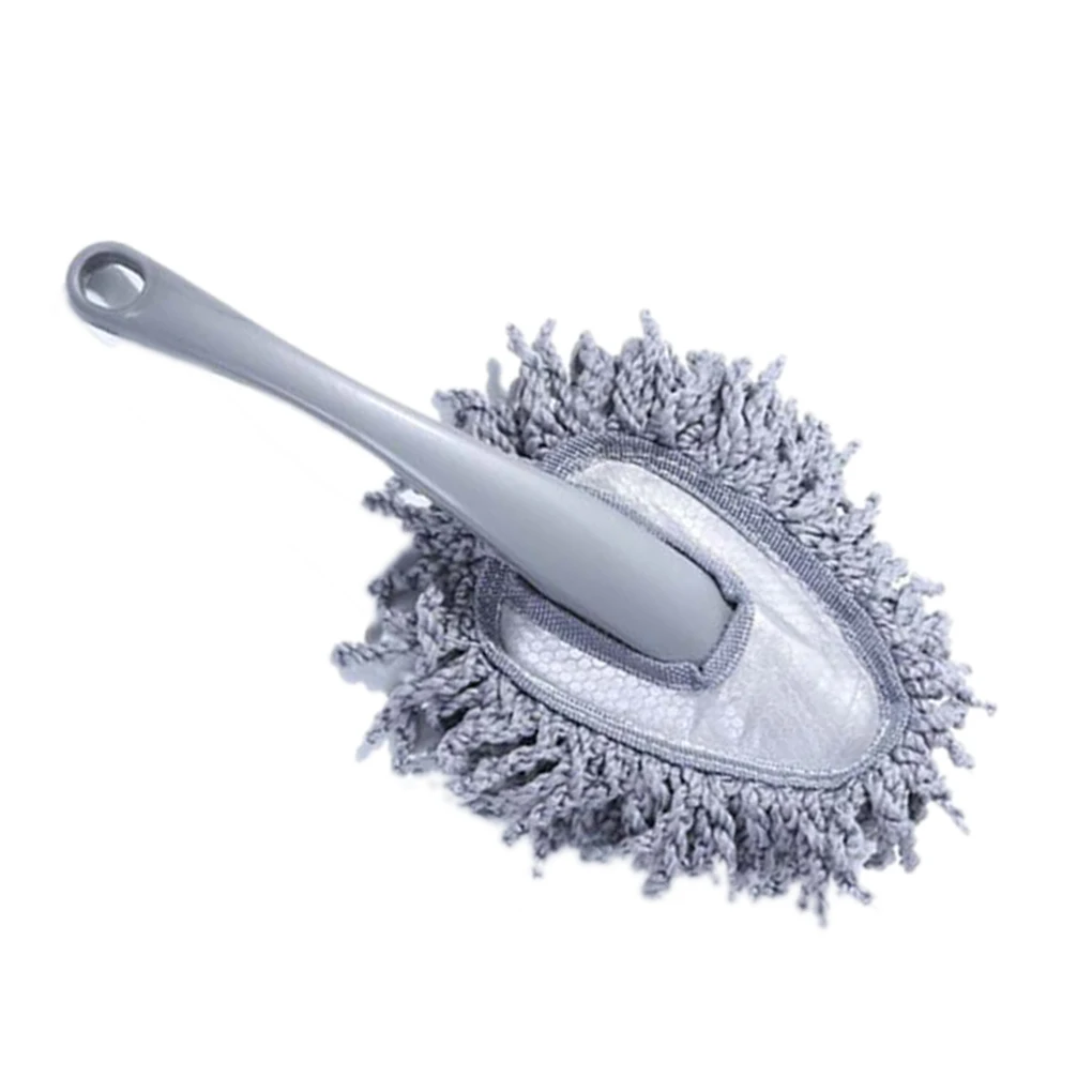 Car Mini Wax Mop Wash Brush Feather Duster Cleaning Sweeping Tool Supplies Window Keyboard Cleaner