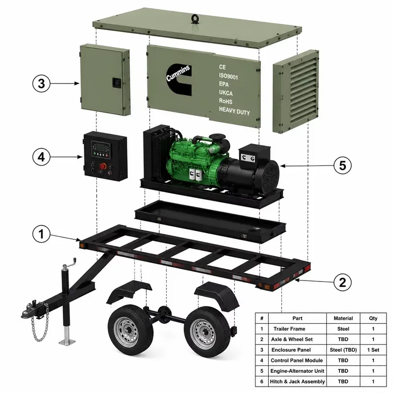 Groupe Electrogene Silencieux Silent Generator Set Power Dynamo 300KW 500KW Electric Generator Canopy