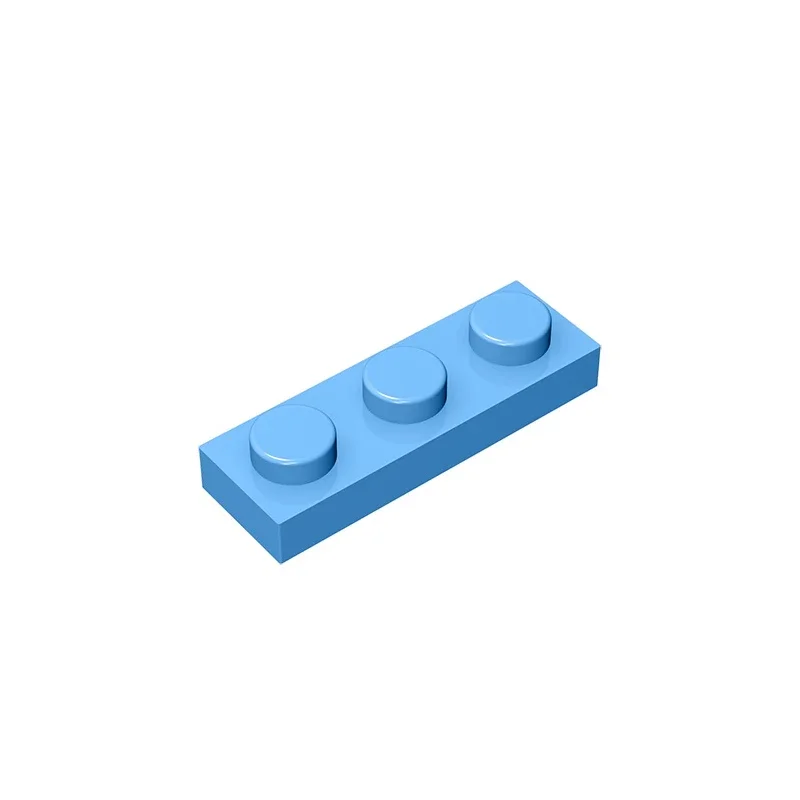 Gobricks GDS-503 Plate 1 x 3 compatible with lego 3623 pieces of children\'s DIY building block Particles Plate DIY