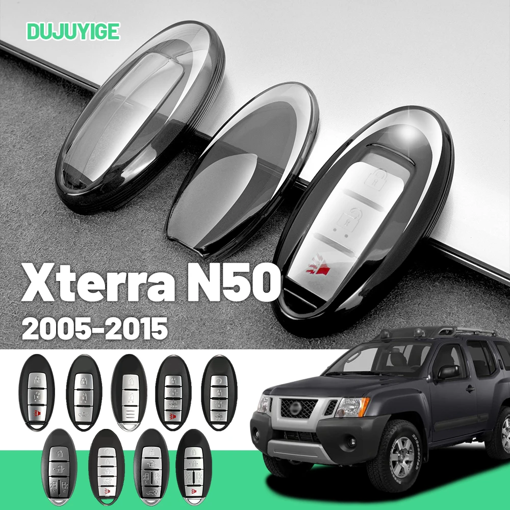 

Clear TPU Car Key Case For Nissan Xterra N50 2005-2015 Key Fob Cover Protector Shell Auto Accessories 2006 2007 2008 2009 2010