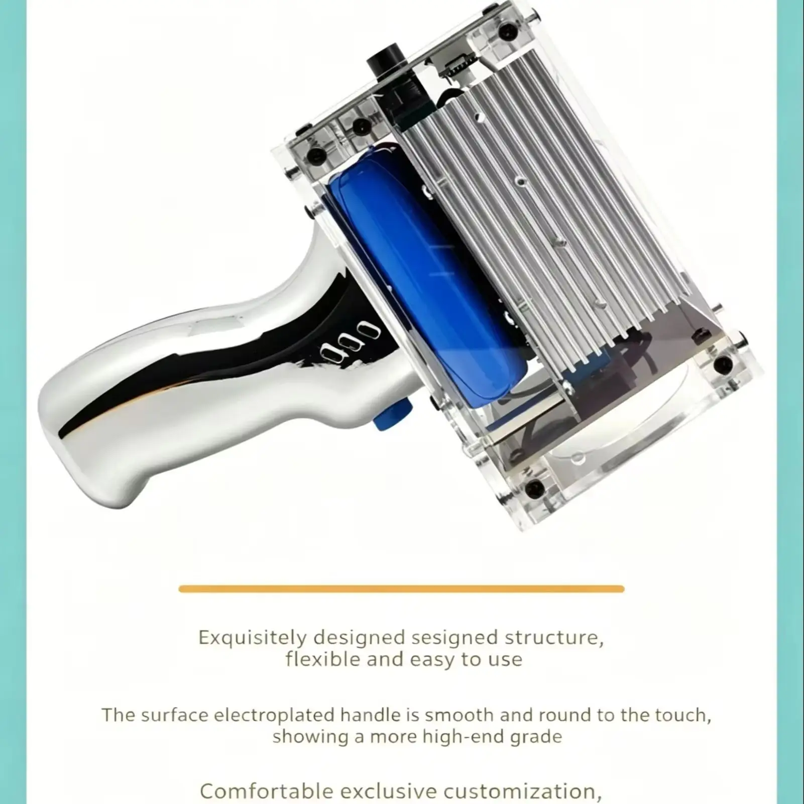 Third Generation Plus Official Enhanced Version 80W 6A Tesla Coil Gun Handheld Magnetic Energy Generator with Power Adapter