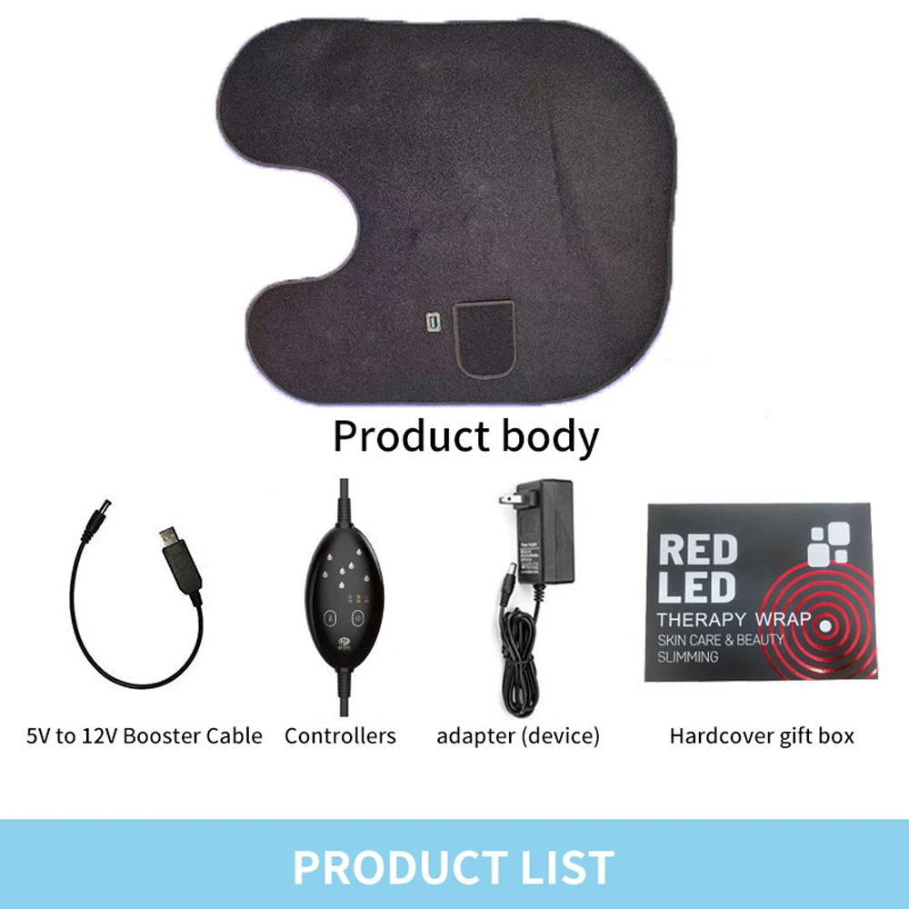 In Stock Wholesale Home Use Pet Dog Care Infrared Red Light Therapy Belt Red Led Light Therapy Wrap for Dogs