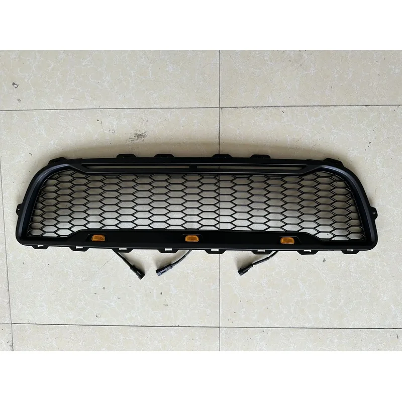 High Quality ABS Black Racing Radiator Grille Shockproof Direct Replacement Auto Modification Accessory