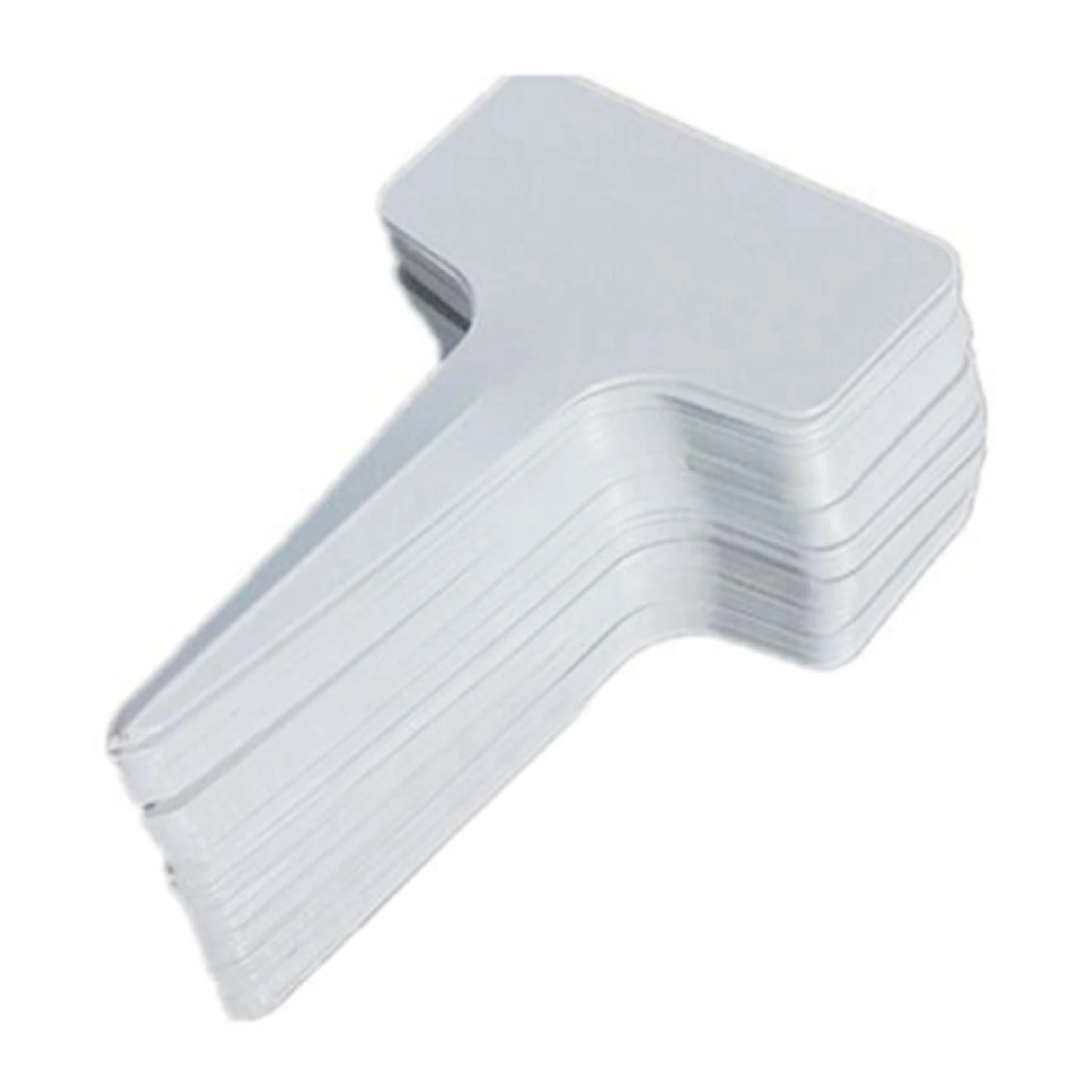 

ABAH-100Pcs Plastic Plant T-Type Tags Markers Nursery Garden Decoration Tags For Plants Garden Decor Gardening Label