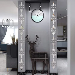10pcs 3D Acrylic Mirror Wall Sticker for DIY for Living Room Cupboard Border Mural Decal Home Decor Reflector Wall Sticker