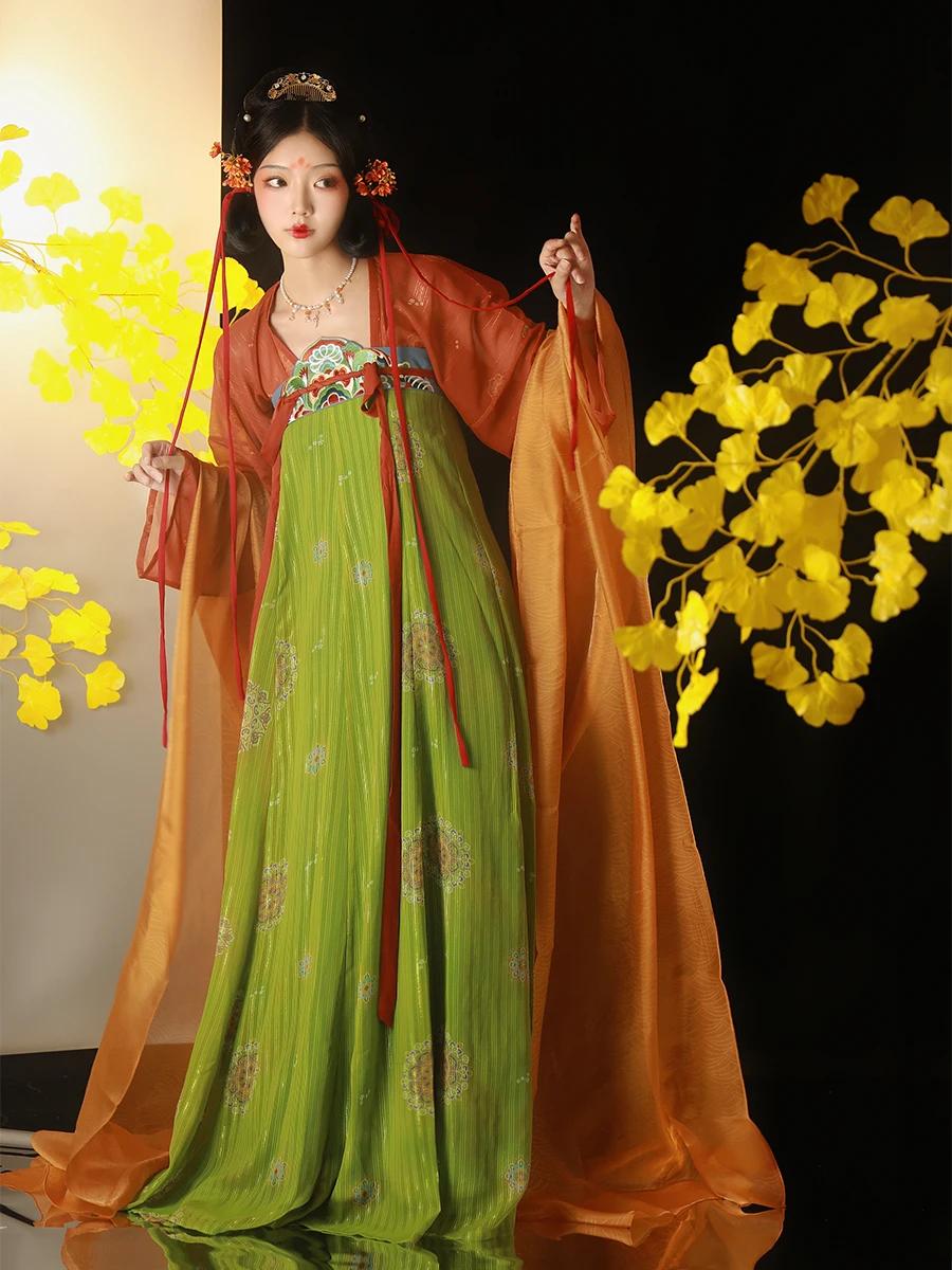 

Anchi Hanfu Tang Dynas Sle Dumennu полноразмерный orm Slim Fit длиной до груди Воскрешение Sle летний топ женская одежда