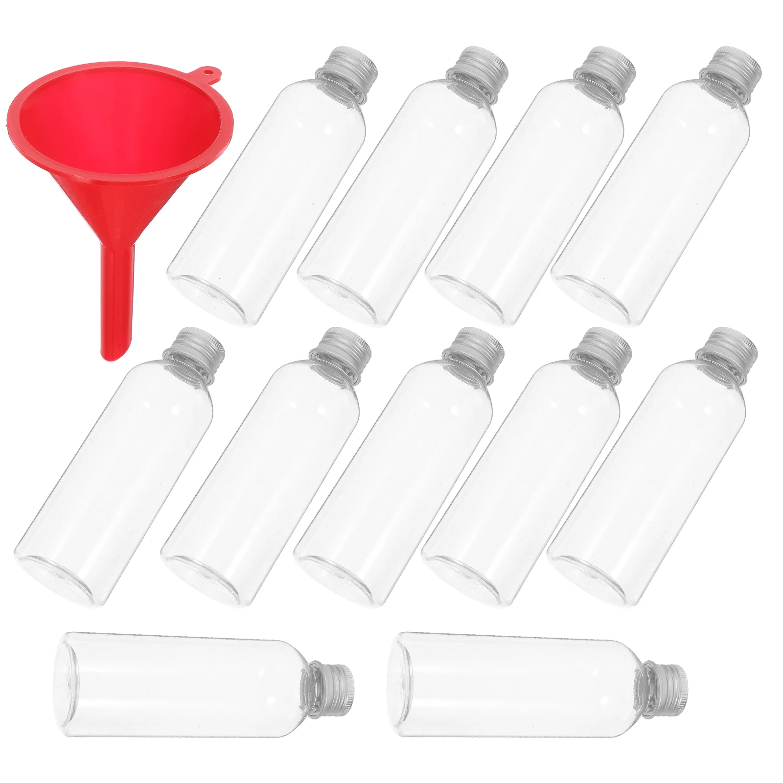 

10 Pcs Bottles Leak Plastic Travel Bottles Proof Travel Containers Liquid Refillable Small Empty Size Transparent