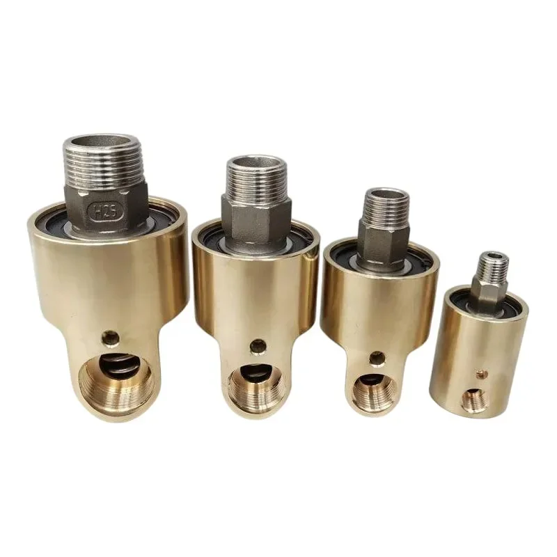 HD8 DN8 1/4 Inch 360 Rotating Joint Rotary Brass Union Swivel Coupling Universal Connector for Water Air Oil Spray