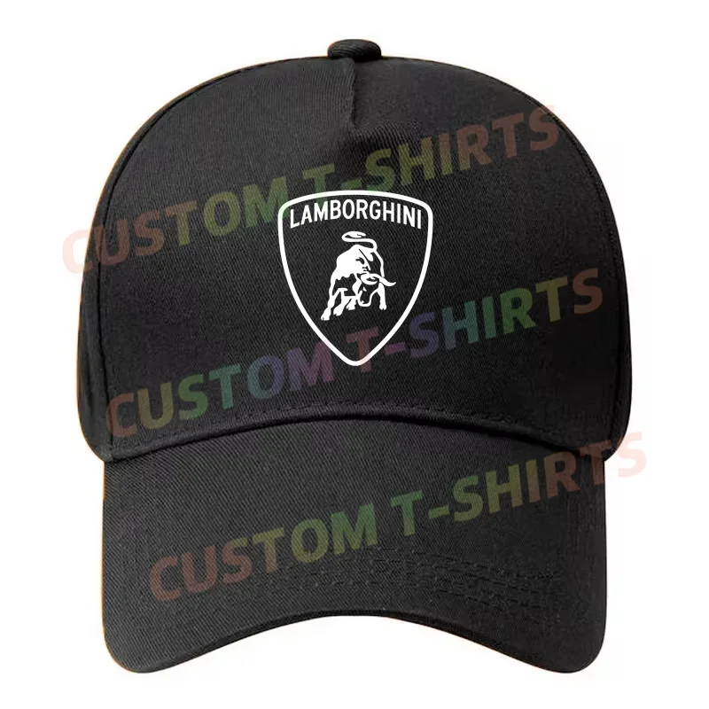 

Black Cap Lamborghinis Logo Baseball Cap Snapback Caps Casquette Hats Fitted Casual Gorras Hip Hop Dad Hats Unisex