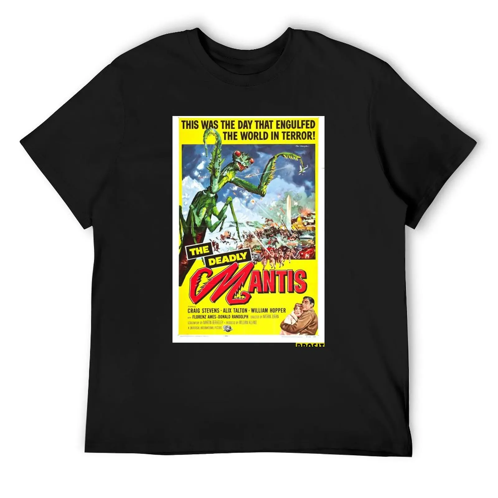 THE DEADLY MANTIS 1957 - VINTAGE MOVIE POSTER SERIES - PROSIT T-Shirt graphic t shirt vintage vintage Blouse clothes for men