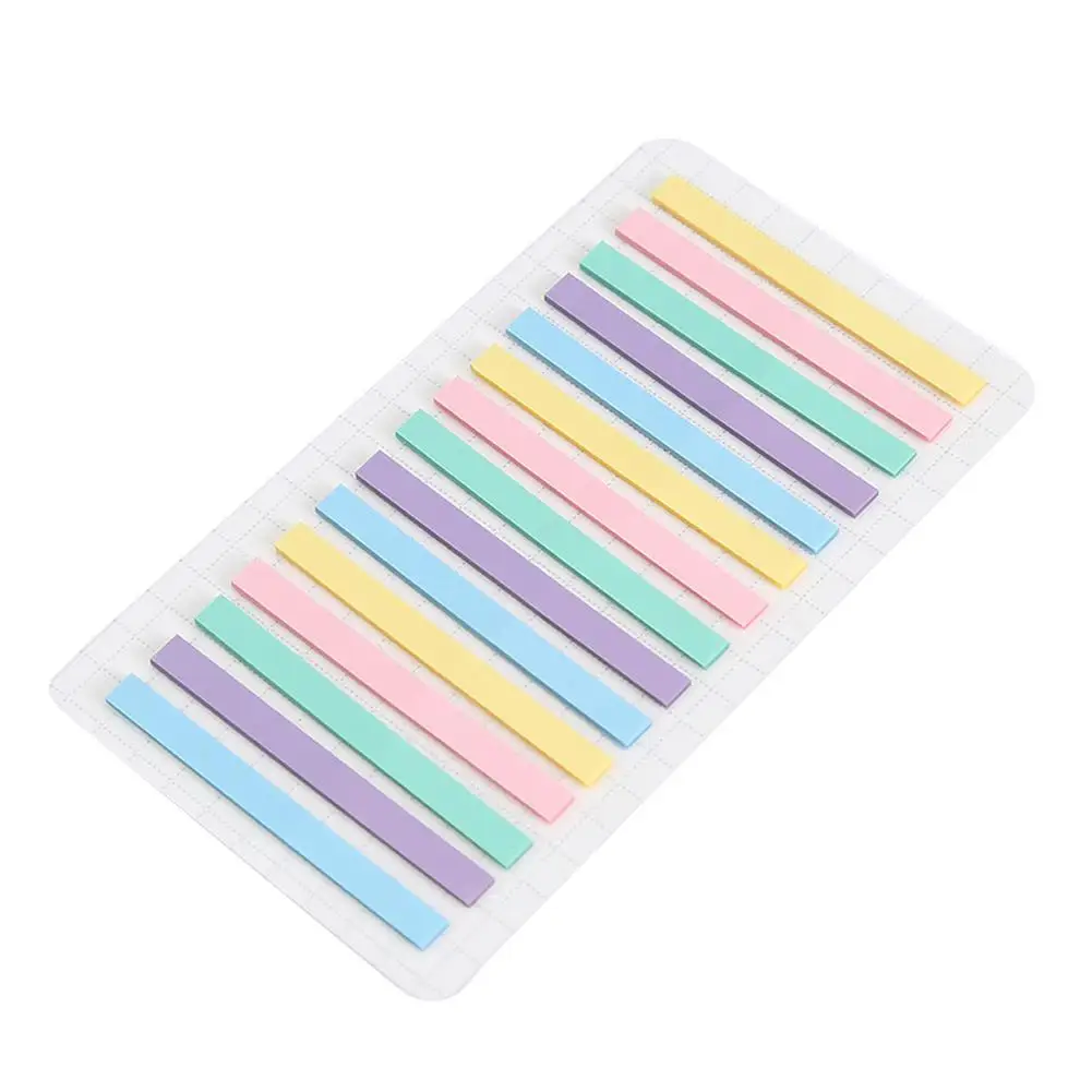 300 Sheets Color Stickers Transparent Fluorescent Supplies School Tabs Page Flags Sticky Stationery Bookmark Note Off F9X2
