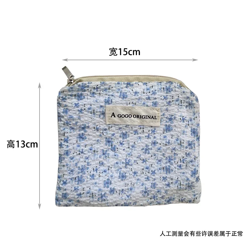 Fashion Flower Printing Coin Purses Girl Zipper Cute Money Card Wallet Ladies Clutch Change Purse Female Mini Money Bag Purse