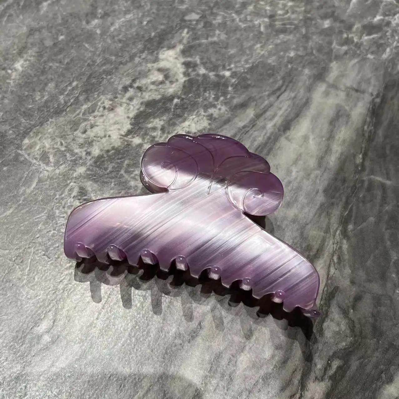 NEW Auspicious Clouds Hair Claw Purple Classic Style Elegant Eco-Friendly Hair Claw Clips Hair Accessories for Women Girls