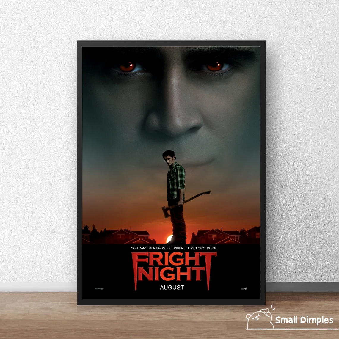 Fright Night Classic Movie Poster Canvas Art Print Home Decoration Wall Painting ( No Frame )