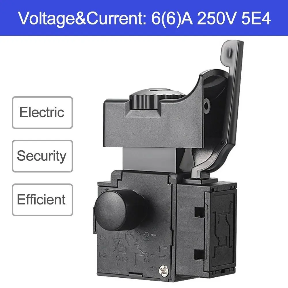 

Lock On Function Electric Drill Speed Controller Switch Miniature Plastic Power Tool Switch Reversible Operation