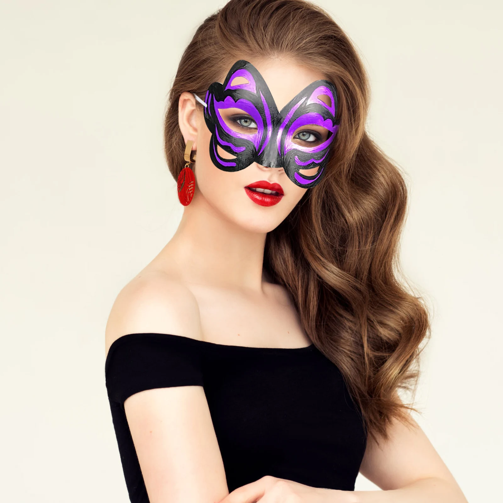 10pcs 빈 마스크 흰색 Masquerade DIY 종이 도색되지 않은 어린이 축제 학교 공예 할로윈 파티 소품 장식